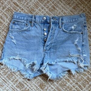 AGOLDE Parker Vintage Cutoff Denim Jean Shorts